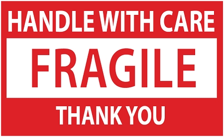 Fragile stickers Fragile stickers